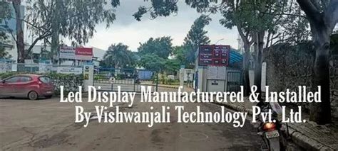 Vishwanjali Technology Industrial Led Display Outdoor Over The Wall