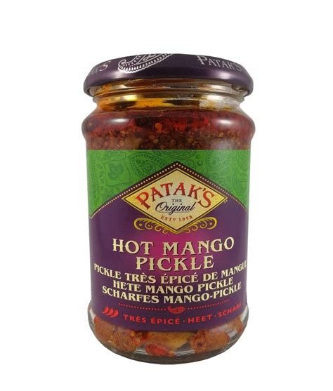 Patak S Hot Mango Pickle G Spice Town Online Grocery Store