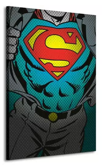 Dc Comics Superman Torso Obraz Na P Tnie Galeria Plakatu