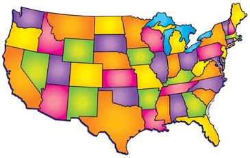 Free clip map of united states, Download Free clip map of united states png images, Free ...