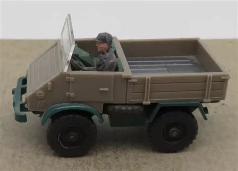 MICRO WIKING HO 1 87 CAMION MB MERCEDES UNIMOG 411 Personnage No BOX