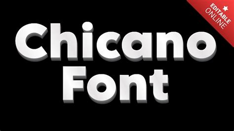 Chicano Font | Text Effect Generator