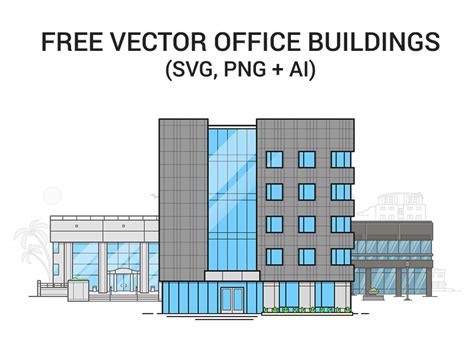 Commercial Building Vector At Getdrawings Free Download