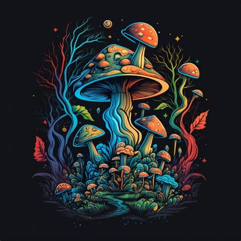 Page 5 | 63,000+ Trippy Mushroom Illustration Pictures