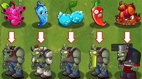 Plants Vs Zombies 2 Final Boss Every Booms Plants Max Level Vs Pvz 2