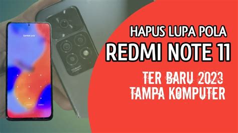 Cara Hapus Lupa Kunci Layar Pola Pin Sandi Xiaomi Redmi Note