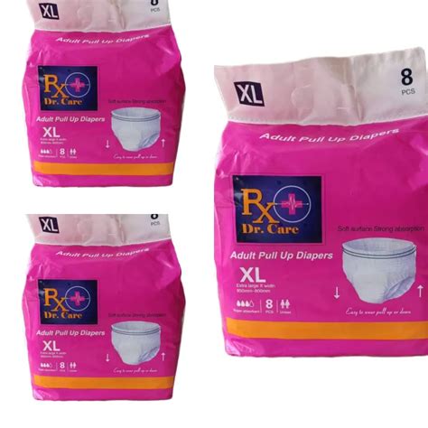 Adult Diaper Pull Ups Xl Rx Dr Care 3packs 8pcs Pack Lazada Ph