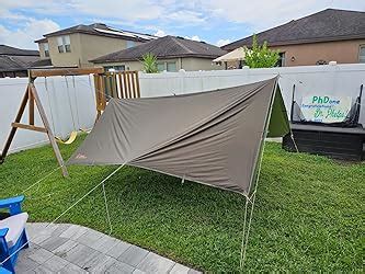 Amazon Texas Bushcraft Emergency Camping Tarp Waterproof 10x10