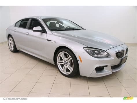 2015 Glacier Silver Metallic Bmw 6 Series 640i Xdrive Gran Coupe