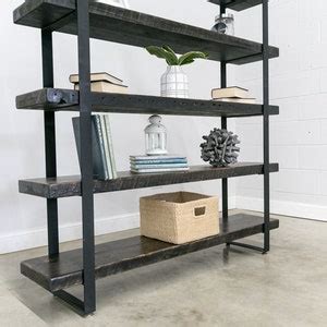 Reclaimed Wood Shelf Shelving Unit With 5 Shelfs Industrial Urban Look