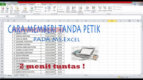 Memberi Tanda Petik Di Excel IMAGESEE