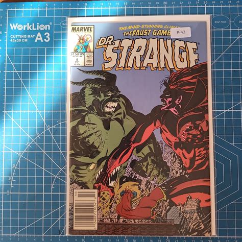 DOCTOR STRANGE SORCERER SUPREME 8 9 0 NEWSSTAND MARVEL COMIC BOOK P