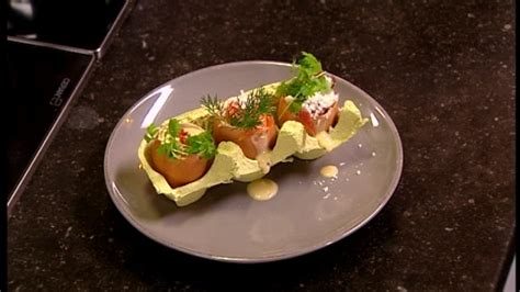 Trio Van Roerei Met Zalm Ganda Ham En Foreleitjes Recept