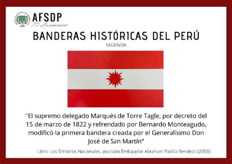 Segunda Bandera Histórica Del Perú Afsdp