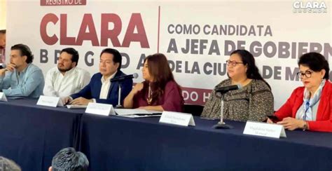 Clara Brugada Se Registra Como Candidata De Morena Y Aliados A La