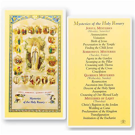 Rosary Mysteries Printable Web Upon These Mysteries Of The Most Holy