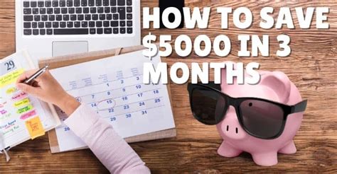 How To Save 5000 In 3 Months Chart And Guide Denked