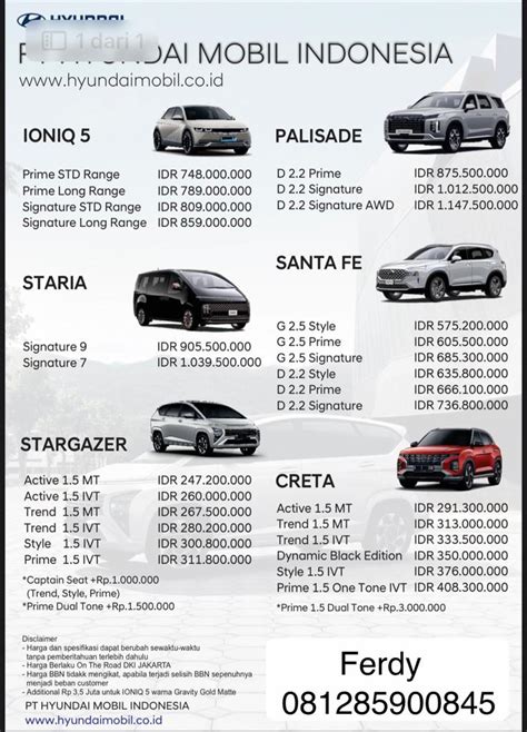 PRICELIST - Beli Mobil Hyundai