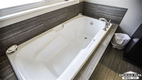 Large Soaker Tub with Sloped Back