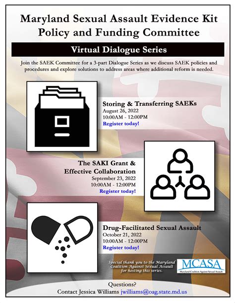 Md Saek Committee Virtual Dialogue Series 3 Drug Facilitated Sexual