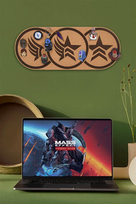 Mass Effect Cork Pin Display Note Board Official Bioware Gear Store