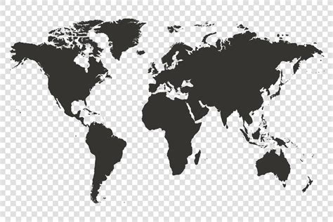 World Map Transparent Vector Art, Icons, and Graphics for Free Download