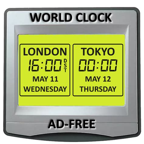 World Clock Dual Digital Clock - Apps on Google Play