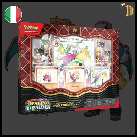 Pokémon TCG Destino di Paldea Collezione Premium Skekedirge Ex I