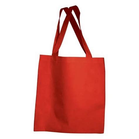 Red Loop Handle Plain Non Woven Bag Capacity 2 To 5 Kg At Rs 170