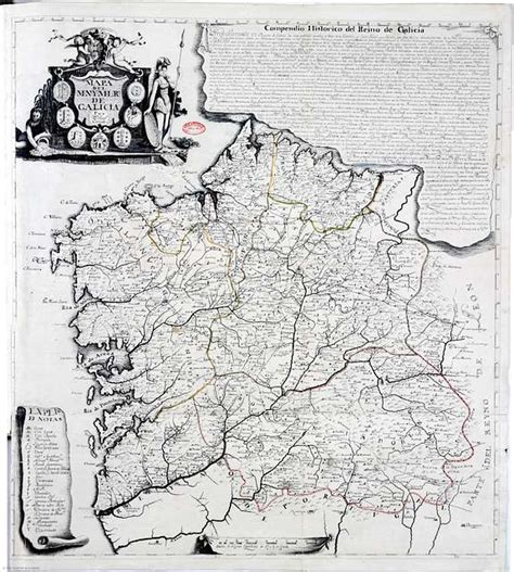 Mapa Da Galiza De Joseph Cornide Picryl Public Domain