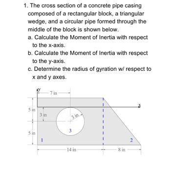 Answered The Cross Section Of A Concrete Pipe Casing Composed Of A