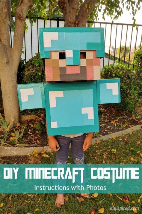 Minecraft Steve Costume Template