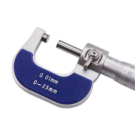 Precisión de mano micrómetro exterior 0 25mm 0 01mm calibrador a