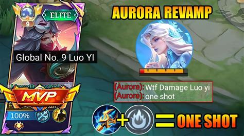 Goodbye Aurora Revamp☠️this New Emblem Talent Luo Yi One Shot Build