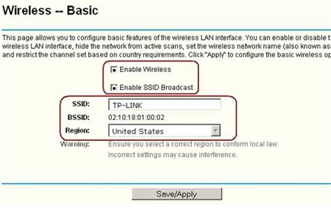 How To Configure The Basic Wireless Settings Of Tp Link Wireless Dsl Router