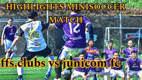 Highlights Pertandingan Sepak Bola Minisoccer Ffs Clubs Vs Junicom Fc