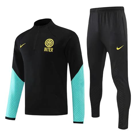 Inter Milan Zip Tracksuit Black Gogoalshop