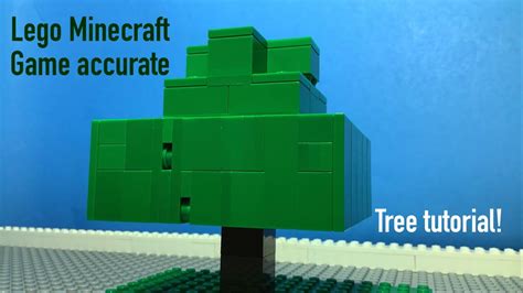 Game Accurate Tree Tutorial Lego Minecraft Youtube