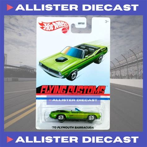 Hijau Hot Wheels Plymouth Barracuda Green Hotwheels Plymouth Barracuda Green Hw Flying