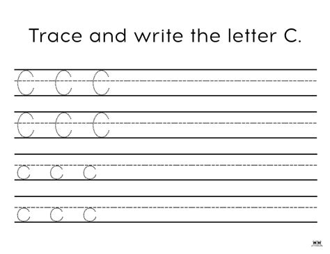 Letter C Worksheets - 50 FREE Printables | Printabulls 