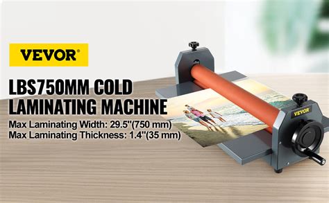 VEVOR Manual Cold Roll Laminator 750MM Adjustable Vinyl Photo