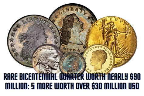 Rare Bicentennial Quarter Worth Nearly 90 Million 5 More Worth Over