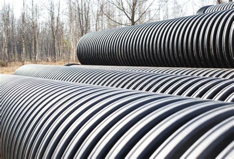 Large Diameter Black Polypropylene Pipes For Laying Communications