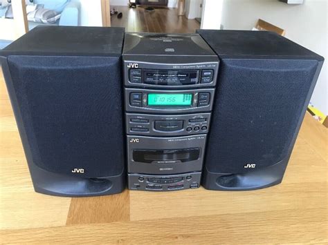 Jvc Ux Rla4 Micro Hi Fi System Tuner Cd Cassette Player Amp And Speakers In Godalming