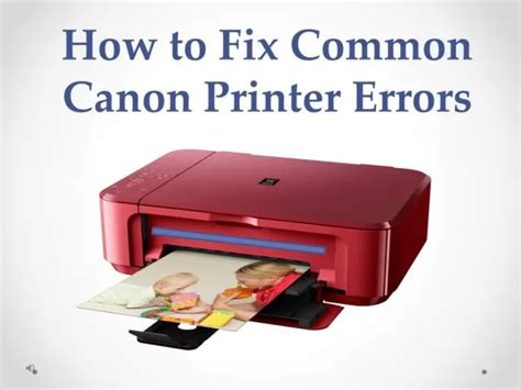 Ppt How To Fix Canon Printer Error Code Powerpoint Presentation