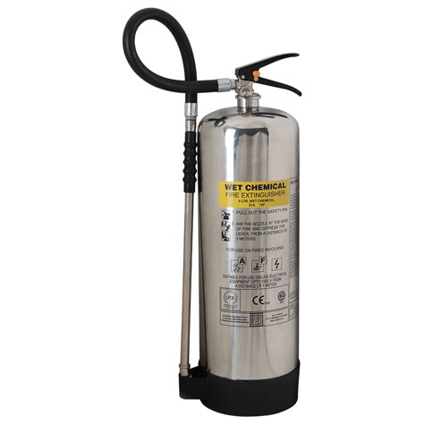 DS 9Ltr Chrome Wet Chemical Based Portable Extinguishers Ceasefire UK