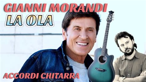 La Ola Gianni Morandi Accordi Chitarra Tutorial Youtube