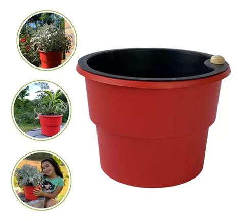 Vaso Autoirrigável Cores Para Plantas Armazém Do Verde 20cm