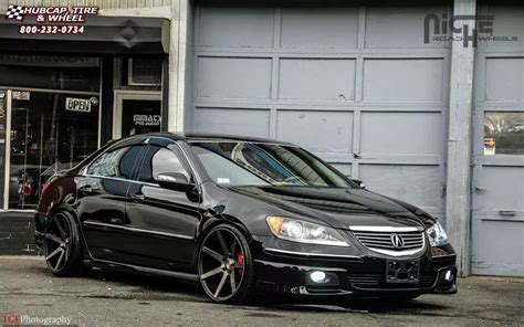 Acura RL Niche Verona M150 Black Machined With Dark Tint 20 X 10 50