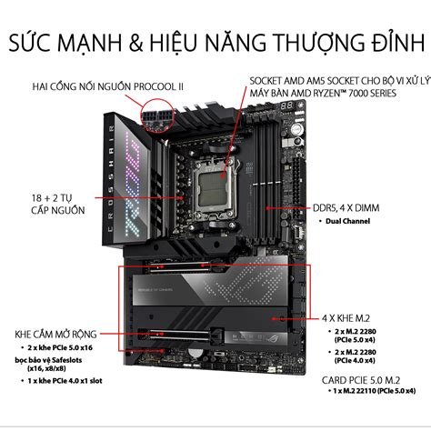 Mainboard Asus Rog Crosshair X670e Hero